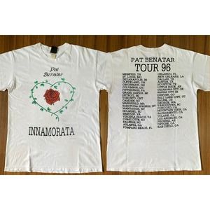 Pat Benetar Innamorata USA Tour 96 T-Shirt 2 Sided